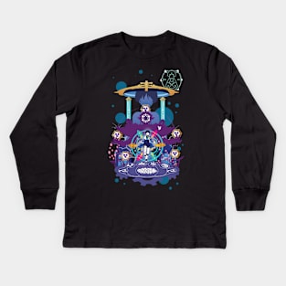 The Wanderer Negative Space Kids Long Sleeve T-Shirt